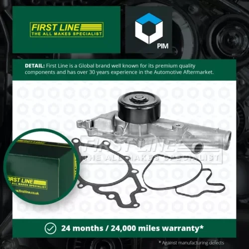 Water Pump fits MERCEDES E220 2.1D 02 to 09 Coolant Firstline 6462000301 Quality Parts