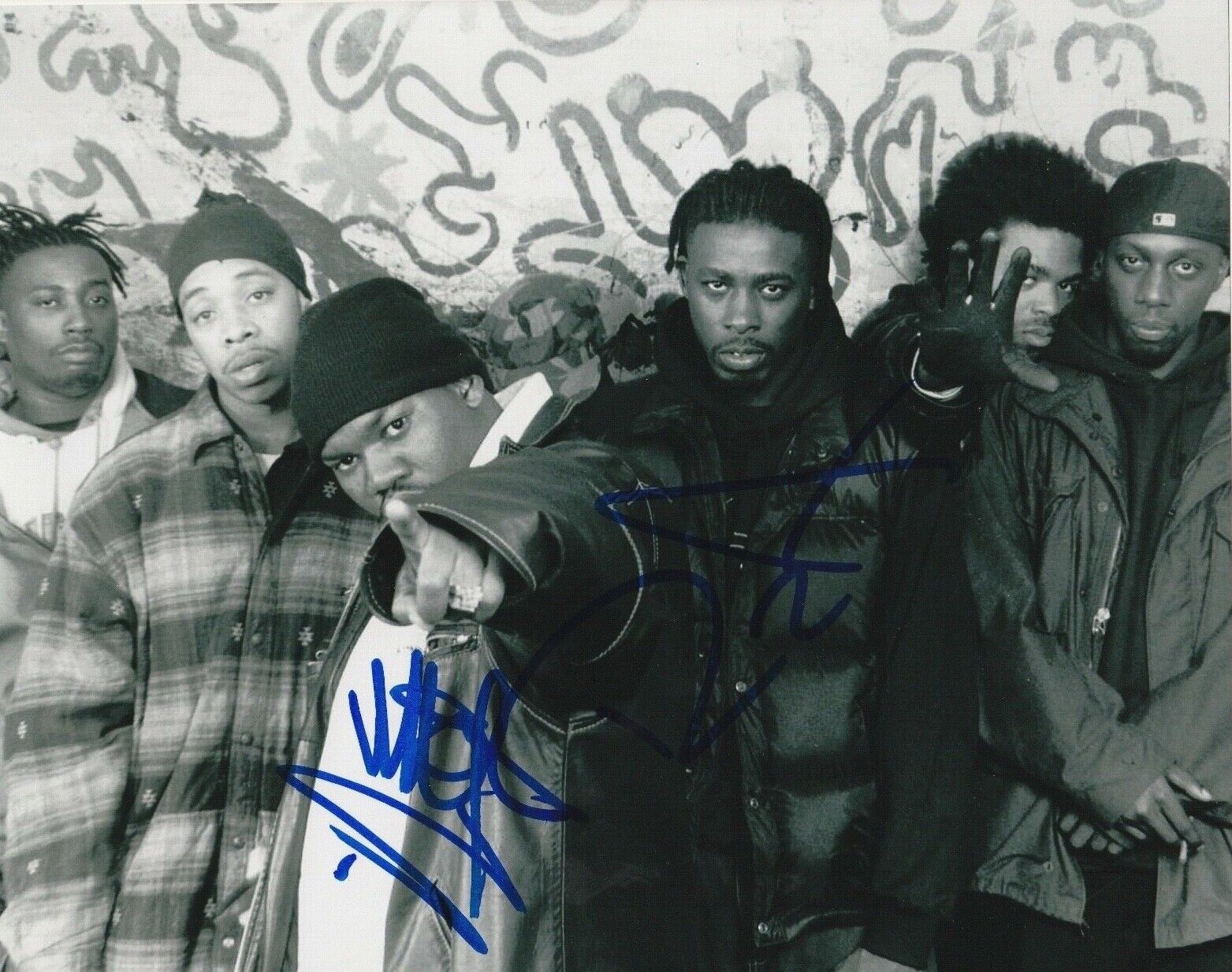 * WU TANG CLAN * signed autographed 8x10 Photo Poster painting * METHOD MAN & RZA * 1