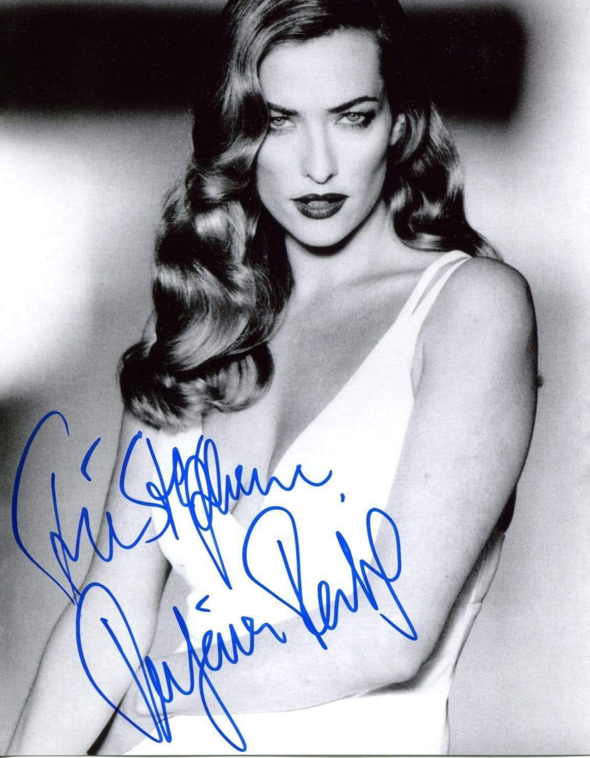 Tatjana Patitz MODEL autograph, signed Photo Poster painting