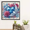Diamond Painting-DIY Crystal Rhinestone Rose Bird