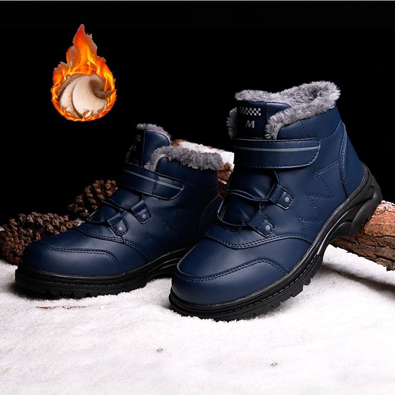 Nine o'clock High-top Women's Snow Botas Quality Outdoor Slip Resistant Female Boots New Winter Casual Stylish Warm Lined Shoes