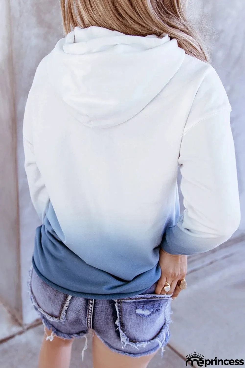 Gradient Long Sleeve Hoodie