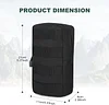 2pc Tactical Molle Pouch Waterproof Portable Mini Military Package Small Waist Pack EDC Bag Multifunctional Utility Pouch Hanging Accessories for Hiking, Hunting, Camping