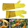 1 Pair Long Thorn Proof Rose Pruning Gloves Leather Garden Gloves for Women Men