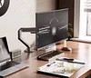 Computer monitor stand cantilever portable secondary display screen base lifting vesa robotic arm