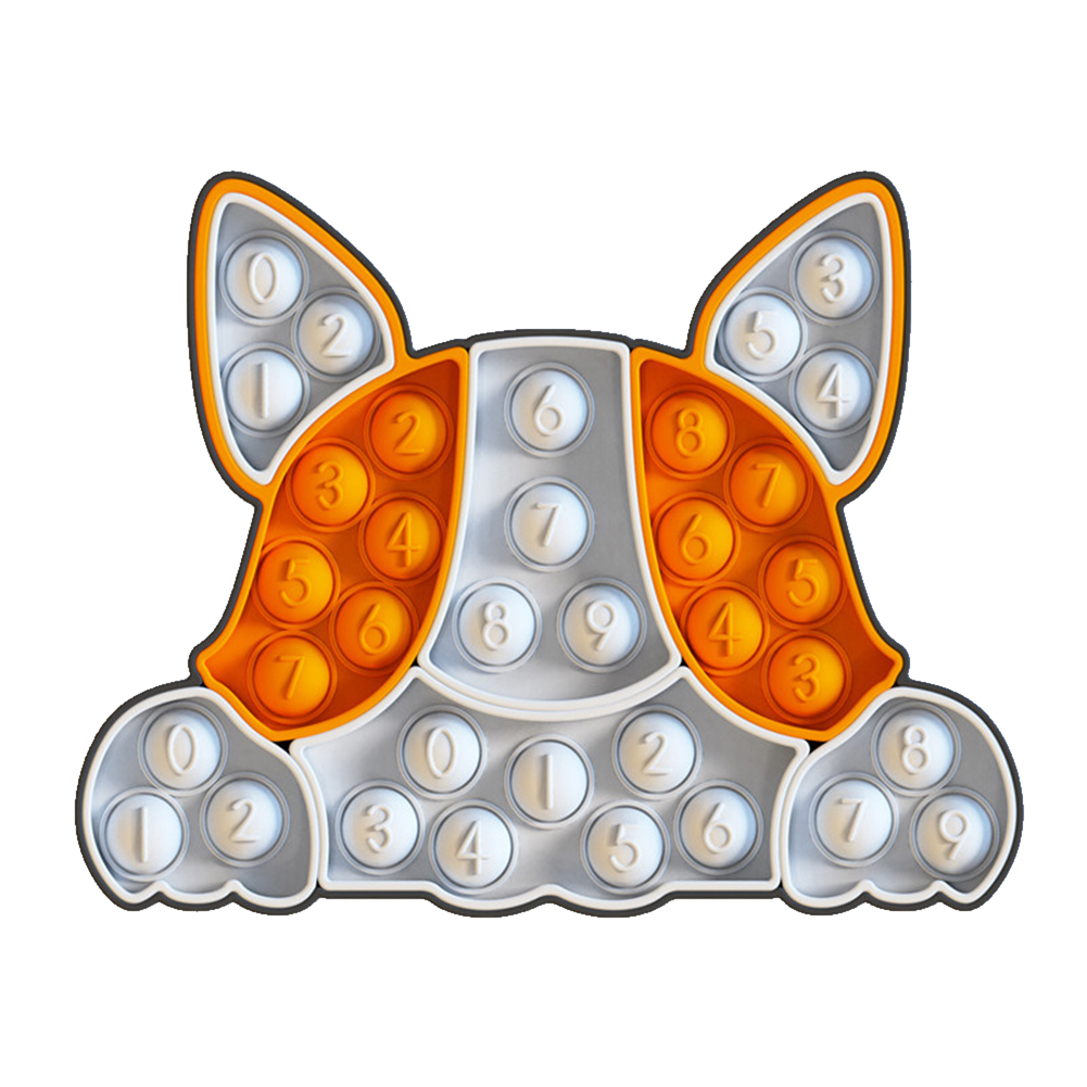 

Splicing Corgi Dimple Anti Anxiety Puzzle Push Bubble Sensory Autism Toys, 501 Original