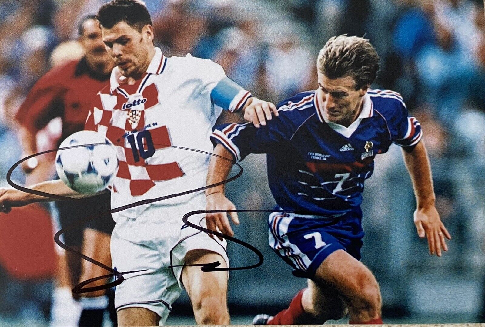 Zvonimir Boban Genuine Hand Signed Croatia 6X4 Photo Poster painting