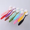 10pcs Colorful Ink Brush Smooth Blending Tools Painting Flat Brushes Kits