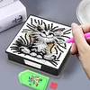 Furry Cats PU Diamond Painting Notecard Box 5D DIY Diamond Art Note Box