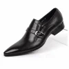 Mens Slip on Leather Dress Shoes
