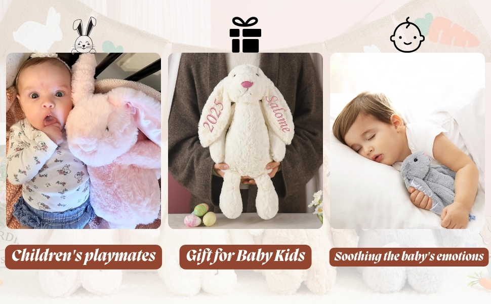 personalized bunny stuffed animal
