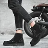 Fashion Boots of Suede for Men / Casual Classic Shoes British Style / Ankle Boots for Motorcycle