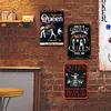 3PCS Qeen - Ensemble de panneaux en m&eacute;tal(20*30cm/30*40cm) - Musique