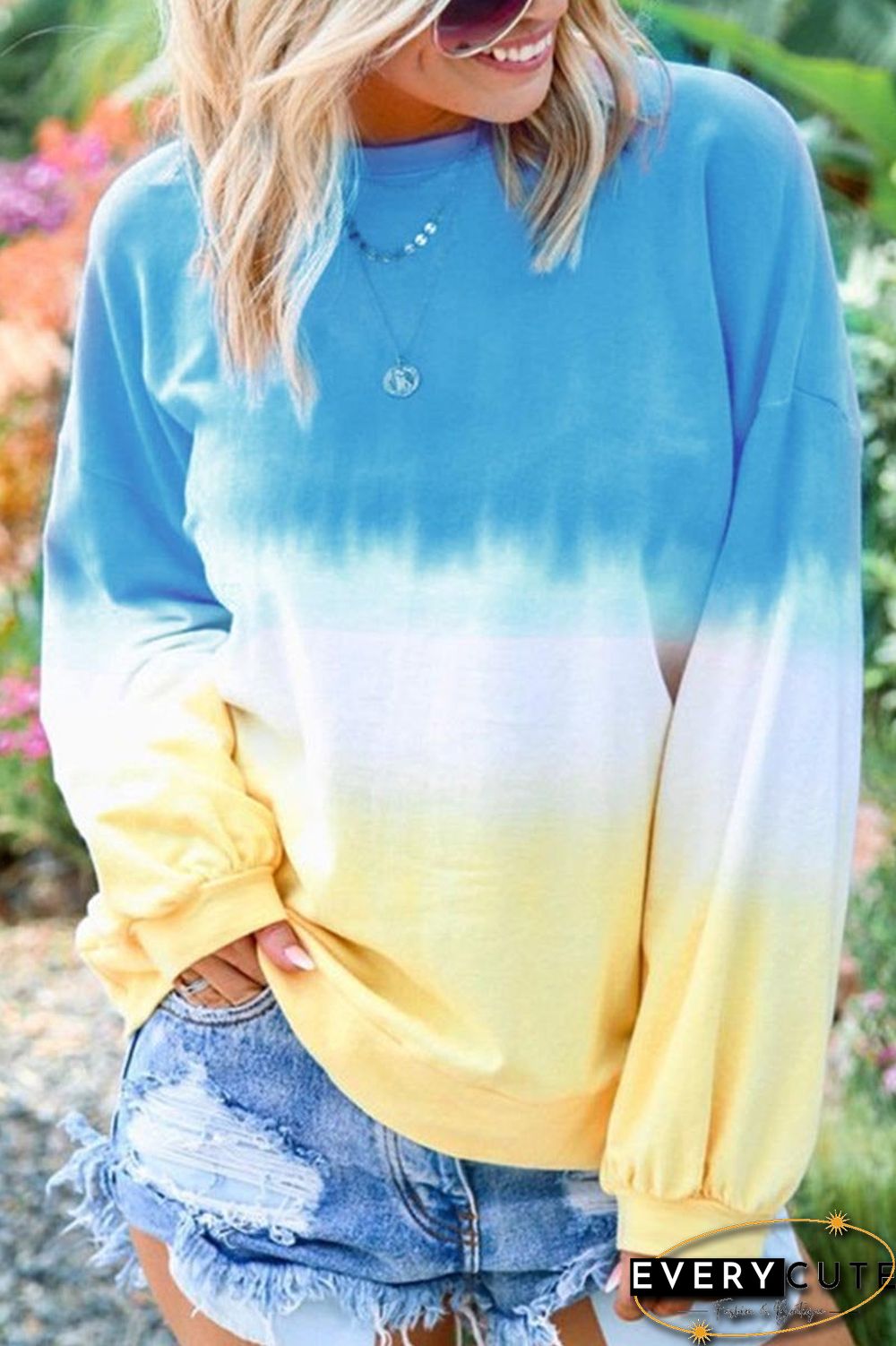 Tie-dye Fashion Color Top(3 Colors)