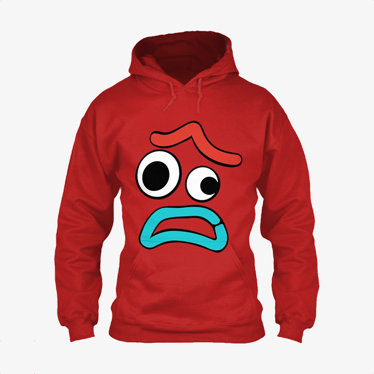 Forky Worried Face, Toy Story Classic Hoodie