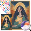 (40*60cm)Girl - Round AB Drill Diamond Painting