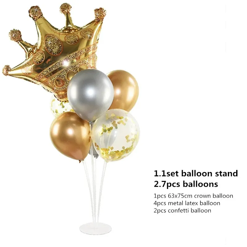 1 Set Balloons Holder Column Stand Holder Stickers for Wedding Kids Birthday Party Baby Shower Decoration Balloon Accessories