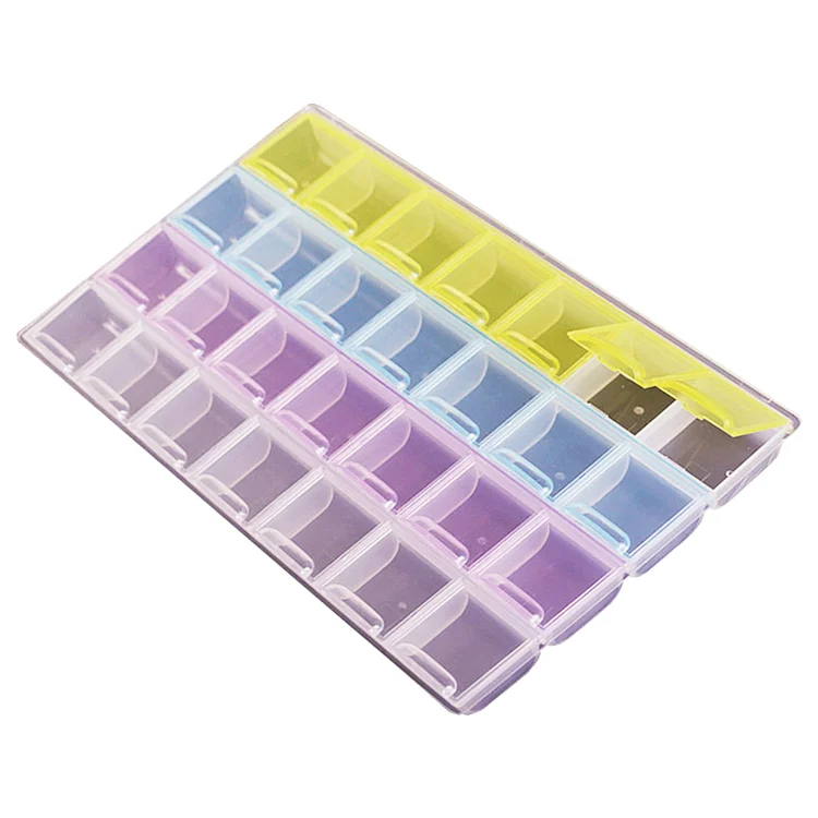 Portable Diamond Painting Storage Box Shockproof Beads Case Accessories