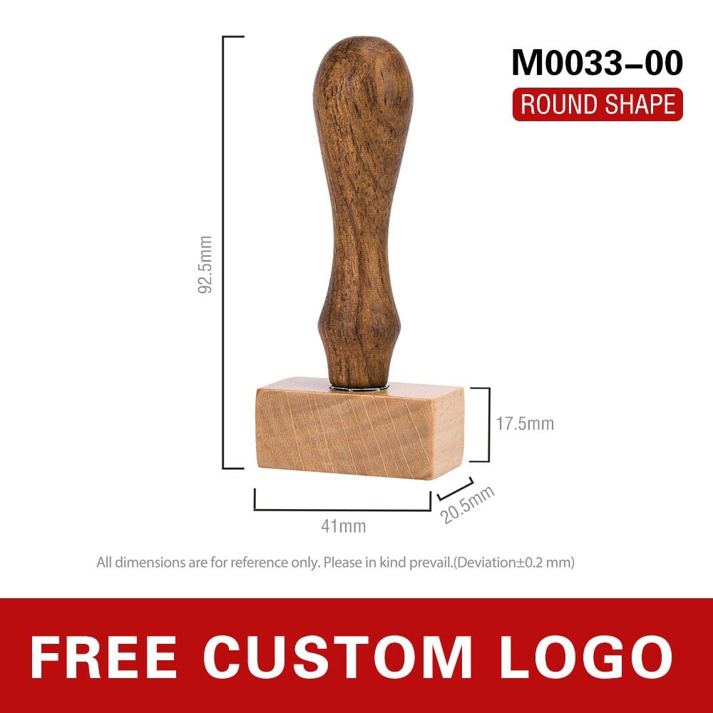 Custom Wooden Seal Stamp Large Handmade Wood Letter Stamp Logo For Invite Stationery Craft Wedding Stamps Party Decoration
