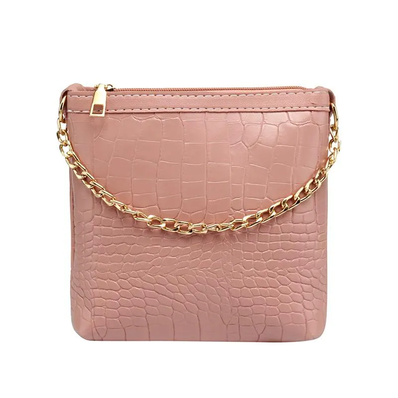 Women's New Fashion Korean Version Of Stone Shoulder Bag Messenger Bag Fashion Armpit Bag Small Square Bag