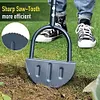 Serrated Step Trimming Shovel Half Moon Lawn Edger for Home Courtyards Driveways