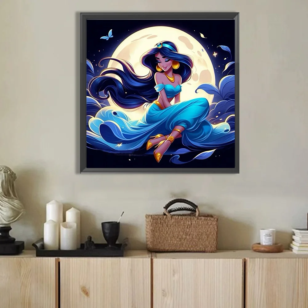 Diamond Painting - Full Round Drill - Moon Princess(Canvas|40*40cm)