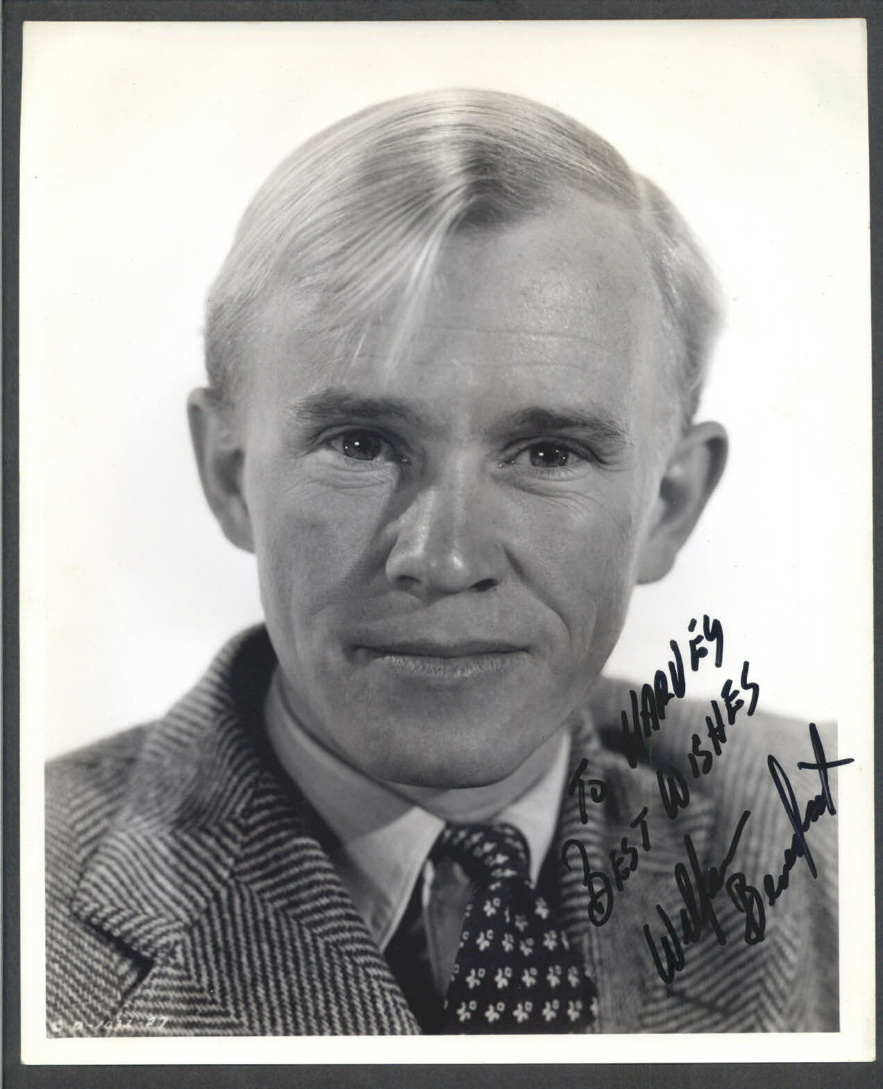 William 'Billy' Benedict - Signed Vintage Celebrity Autograph Photo Poster painting - Actor