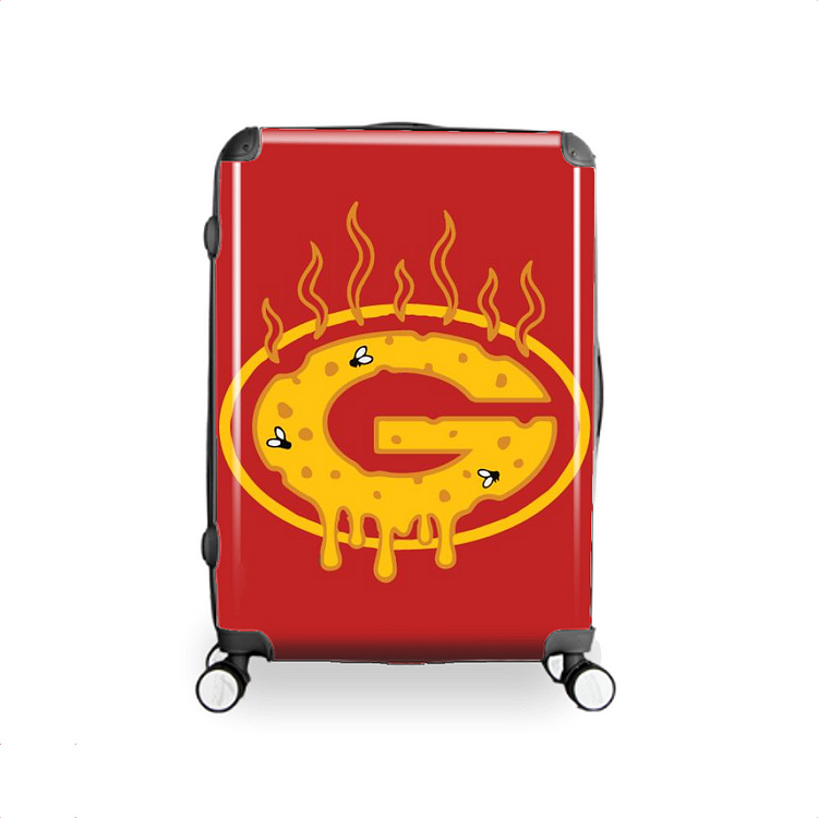 Green Bay Packers, Logo Parody Hardside Luggage