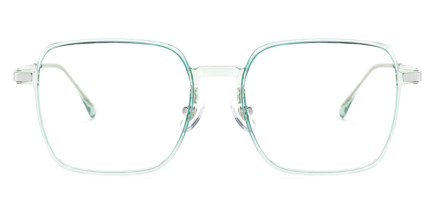 Padraigin GrÃ¼n Kristall Quadratisch Brille  GrÃ¼n