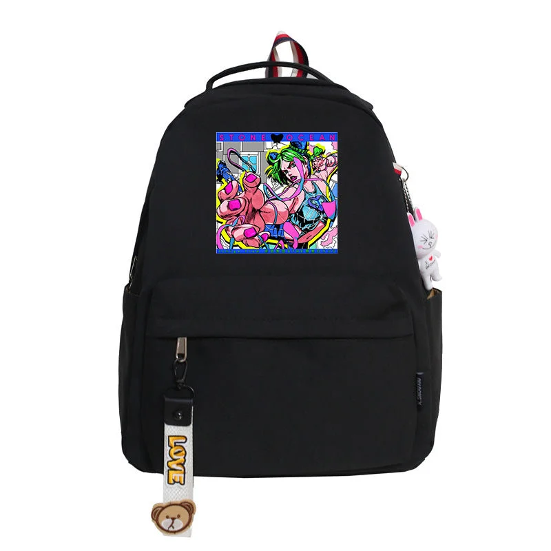 Buzzdaisy JoJo's Bizarre Adventure Cosplay Backpack School Bag Water Proof