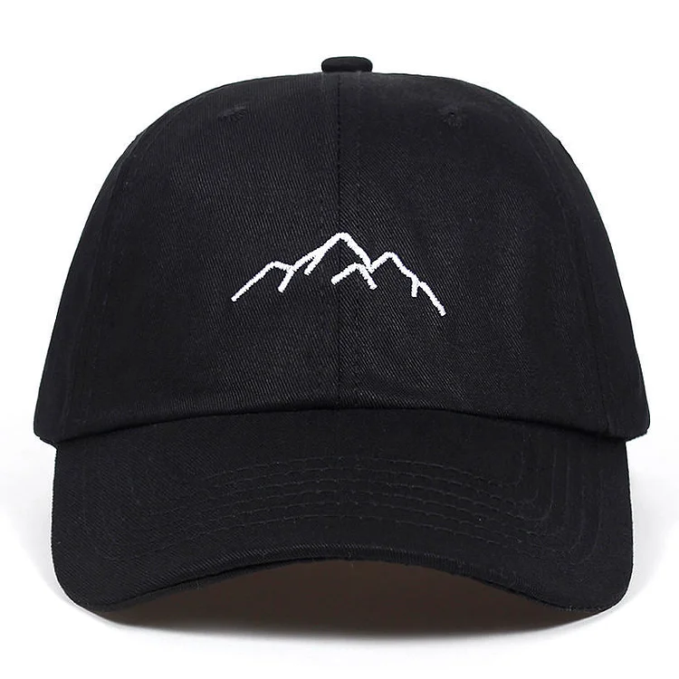 new Mountain range embroidery Mens Womens Baseball Caps Adjustable Snapback Caps Fashion dad Hats Bone Garros