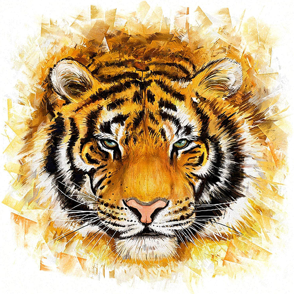 

Tiger - Round Drill Diamond Painting - 30*30CM, 501 Original