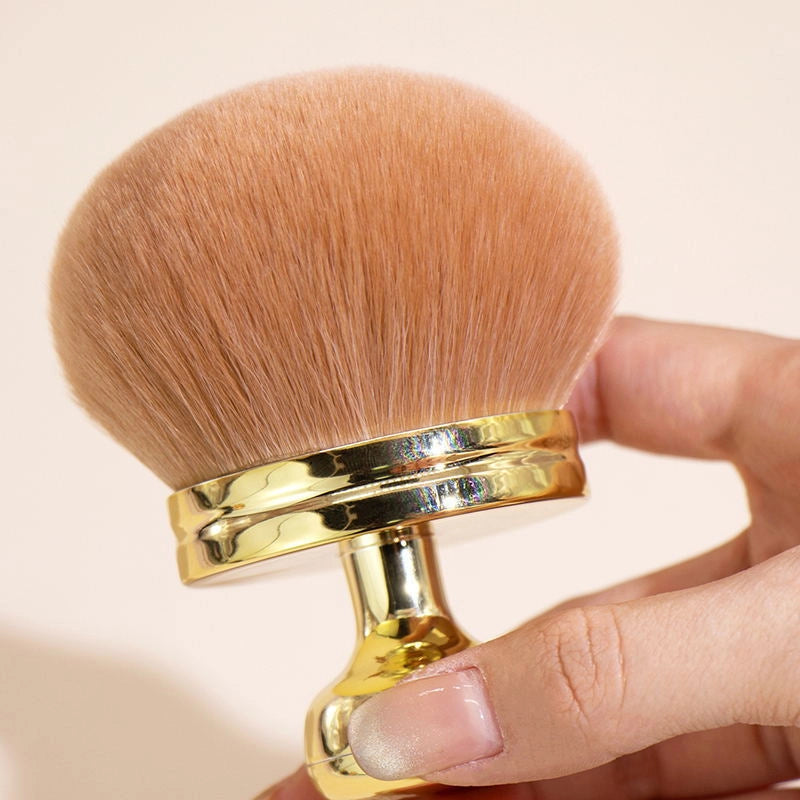 Portable Single Multi-use Large Mushroom Head Makeup Brush Powder Blush Brush Hot Makeup Tools
