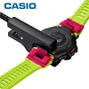 Rel&oacute;gio digital masculino de quartzo Casio GBD-H2000-1A9ER com pulseira de pl&aacute;stico de resina amarela neon tamanho regular