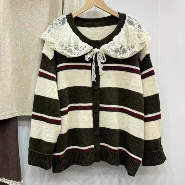 Chicfifth Sweater Women Winter Long Sleeve High Quality Autumn Vintage Top Knitted Cardigan