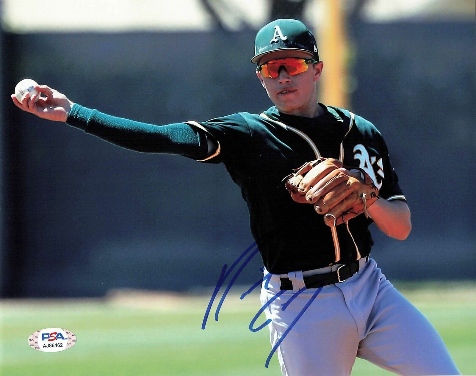 Nick Allen signed 8x10 Photo Poster painting PSA/DNA Oakland Athletics Autographed