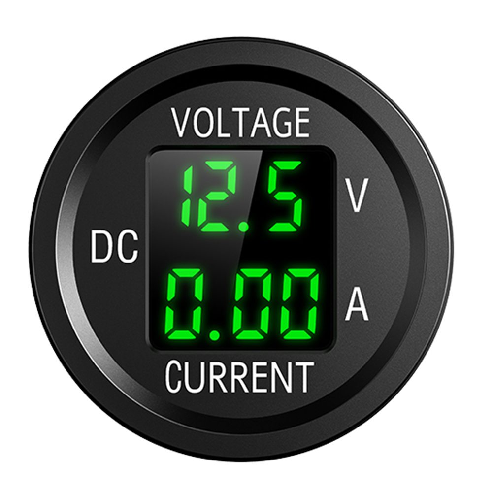 

D6 Digital Voltmeter Ammeter Volt Current Panel Meter for Car Truck, Green, 501 Original