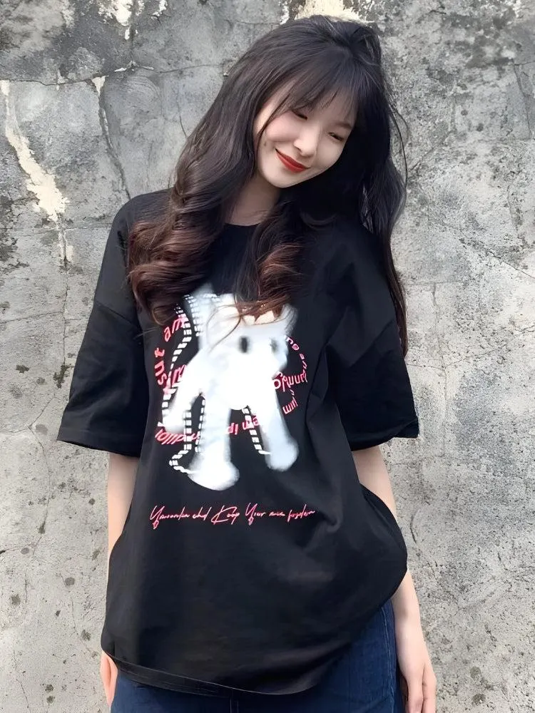 Brownm Cat Tee