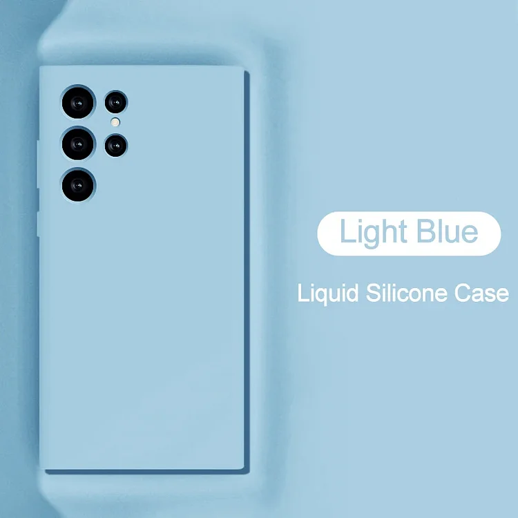 Luxury Original Liquid Silicone Phone Case For Samsung