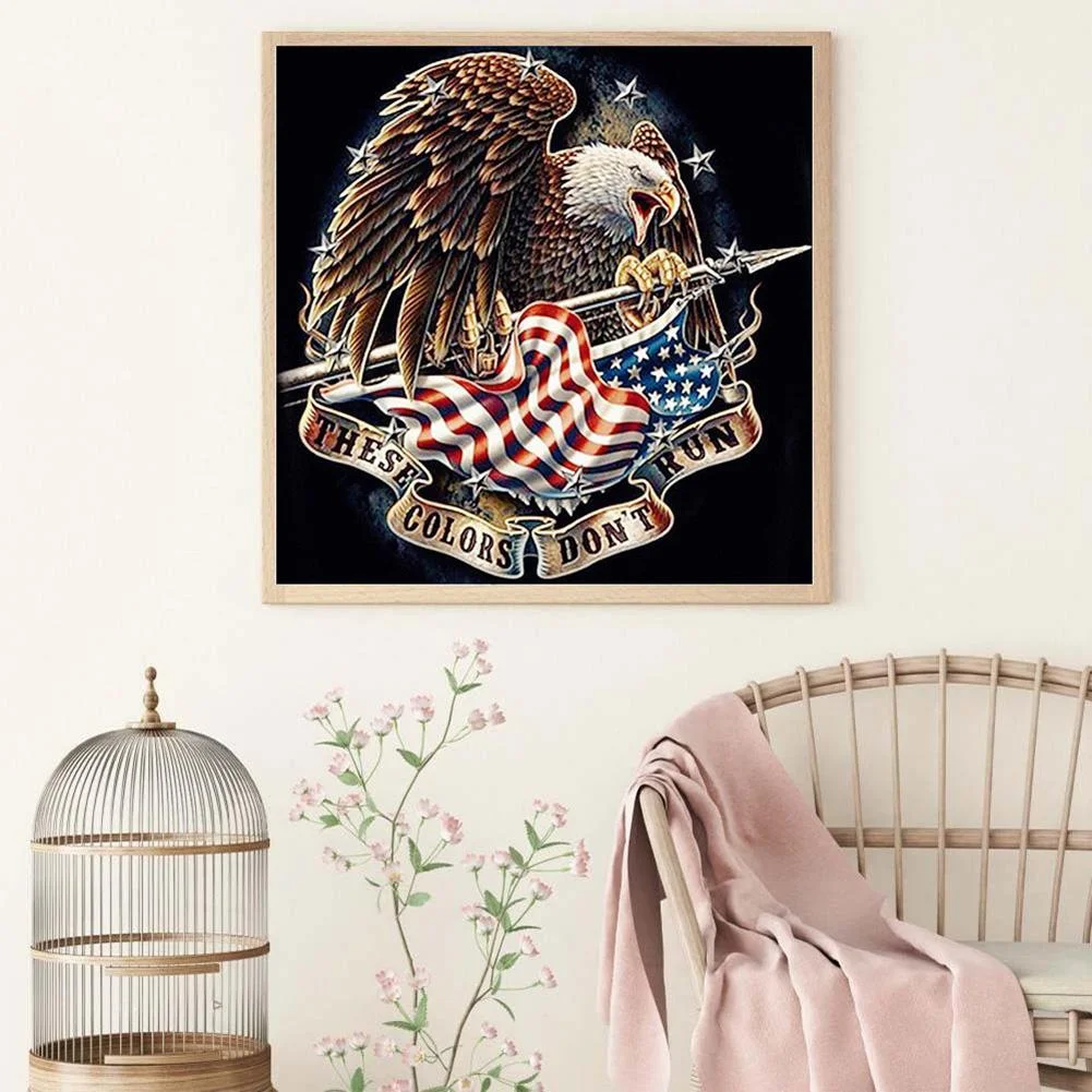 Diamond Painting - Full Round Drill - Eagle(30*30cm)