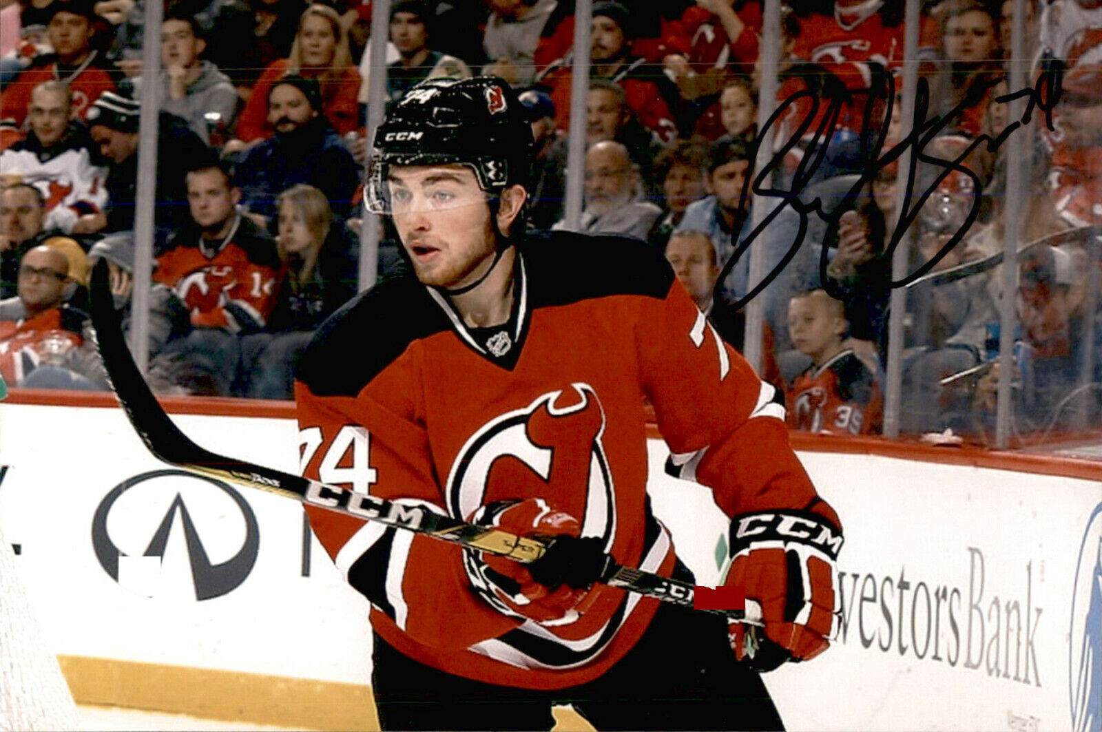 Blake Speers SIGNED 4x6 Photo Poster painting NEW JERSEY DEVILS #4