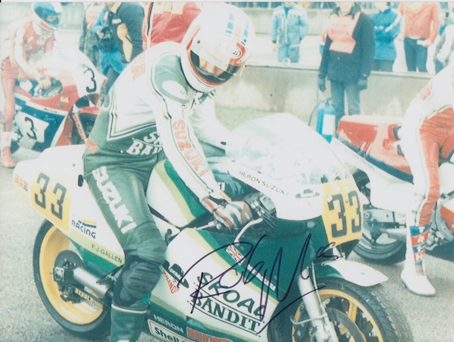 Rob McElnea Hand Signed 8x6 Photo Poster painting - BSB Autograph.