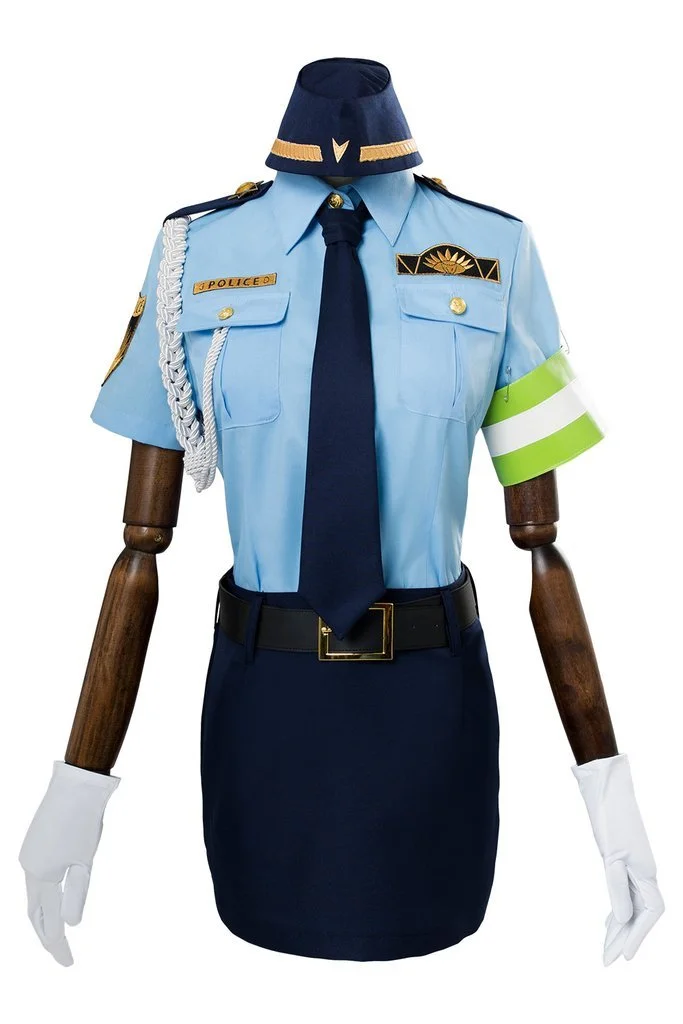 fate extella link tamamo no mae police uniform cosplay costume for women female