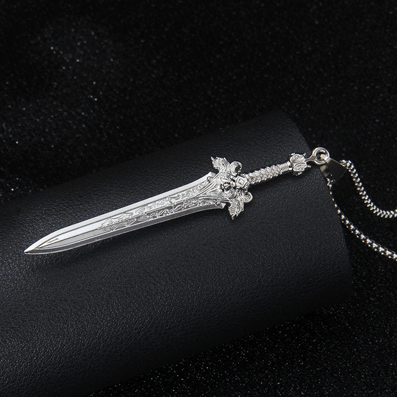LION Sword Stainless Steel Necklace