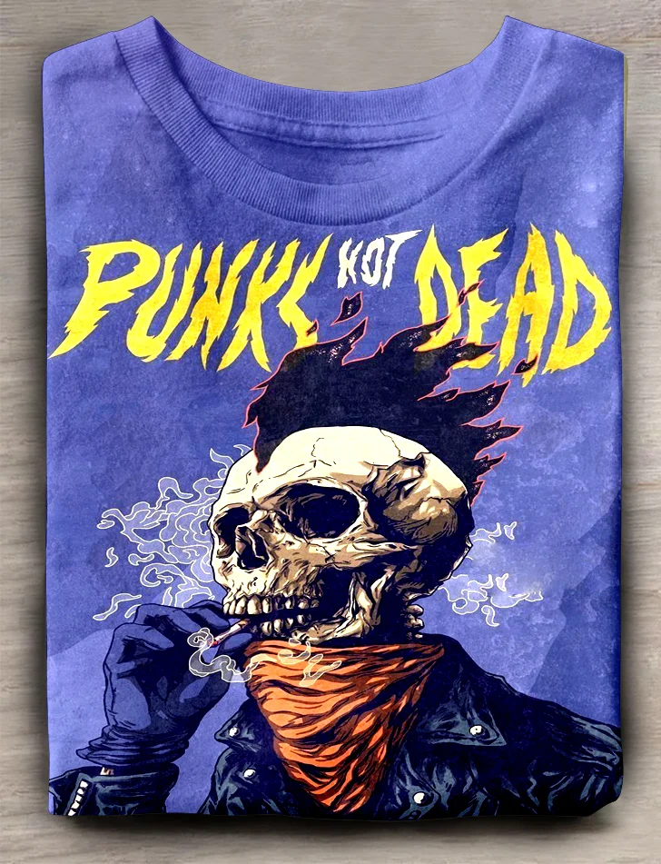 Teecade Teecade Punks Not Dead T-shirt