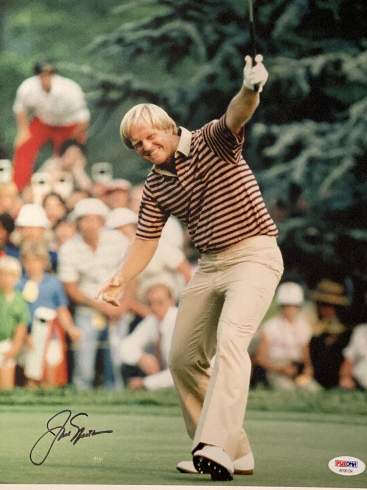 Jack nicklaus Autographed 11x14 Photo Poster painting PSA DNA Full Letter