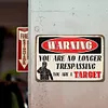 Trespass Warning - Vintage Metal Signs - 20*30cm/30*40cm - Warning