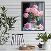 Pink Rose-Full Round Diamond Painting 30*40CM