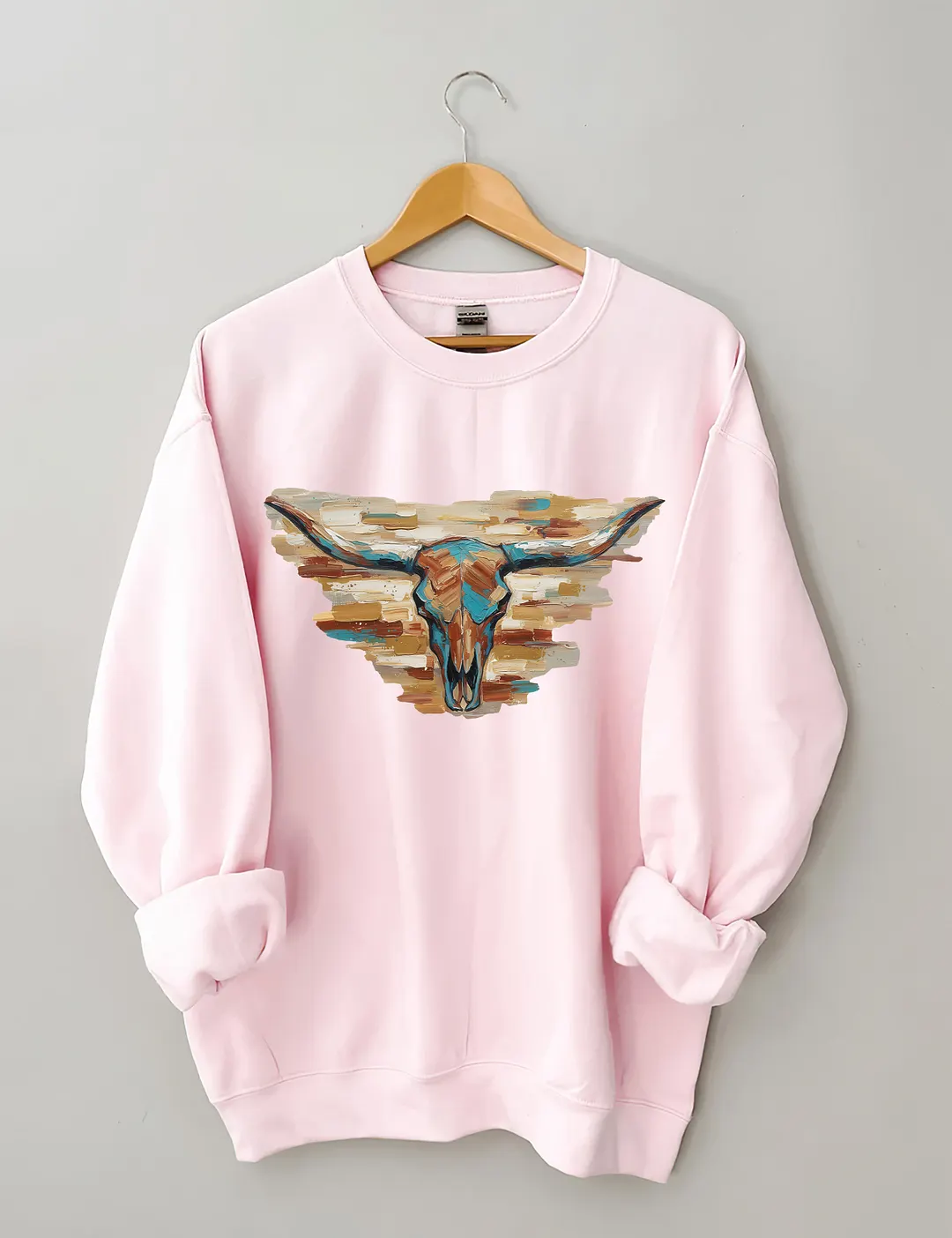 Longhorn Cow Sweatshirt
