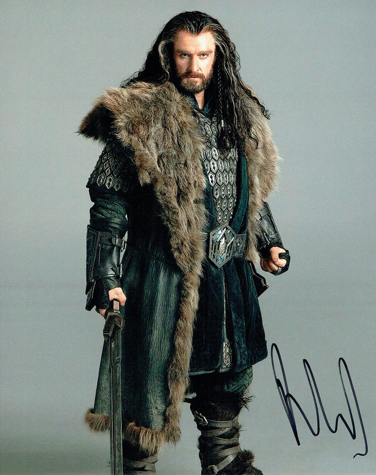 Richard ARMITAGE SIGNED Autograph 10x8 Photo Poster painting AFTAL COA The HOBBIT Actor